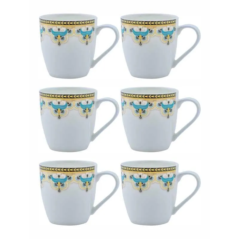 Sonaki Bone China Tea Cup (180 mL Each) - Set of Six media 3