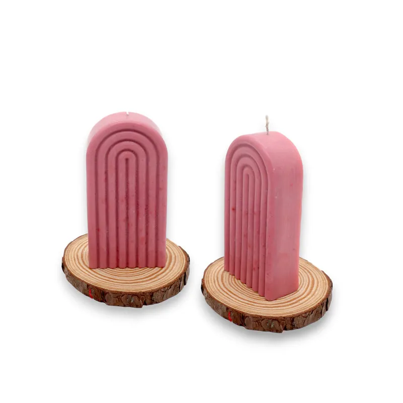 Fista Chocolate Scented Pillar Candle media 4