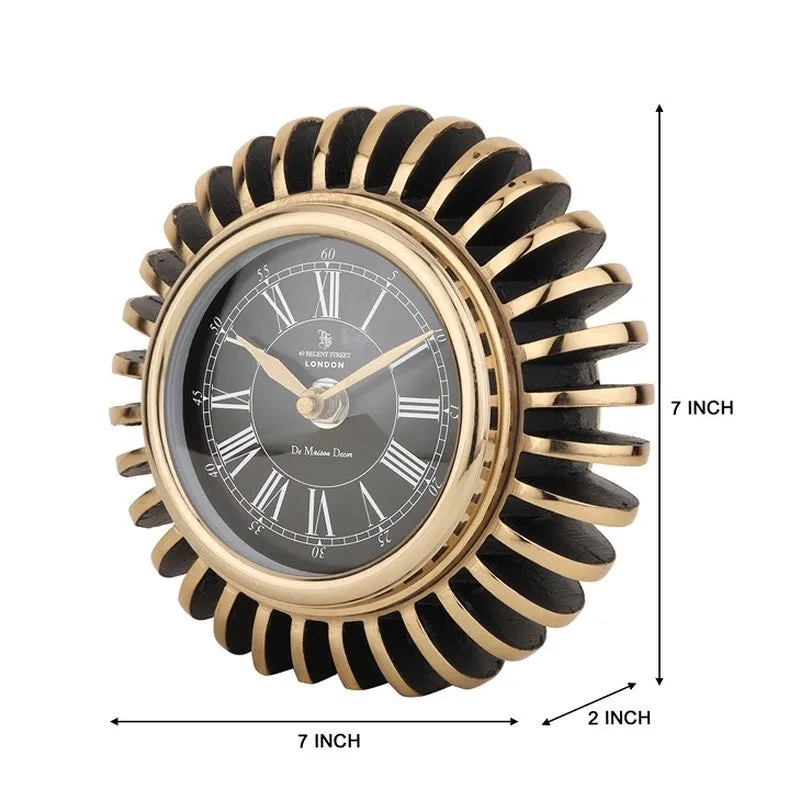 EdgeSculpt Table Clock - Gold media 8