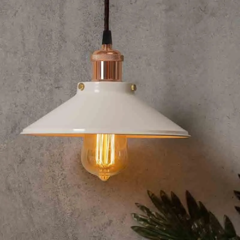 Indak Glow Metal Ceiling Lamp- White media 1