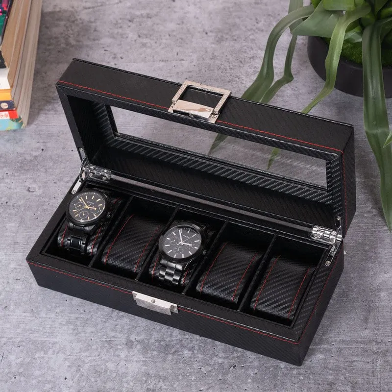 AarviDecor UrbanGrid Faux Leather Jewel Organizer media 7