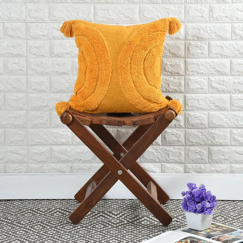 Aquila Tufted Cushion Cover (Yellow) - Set Of Two media 3