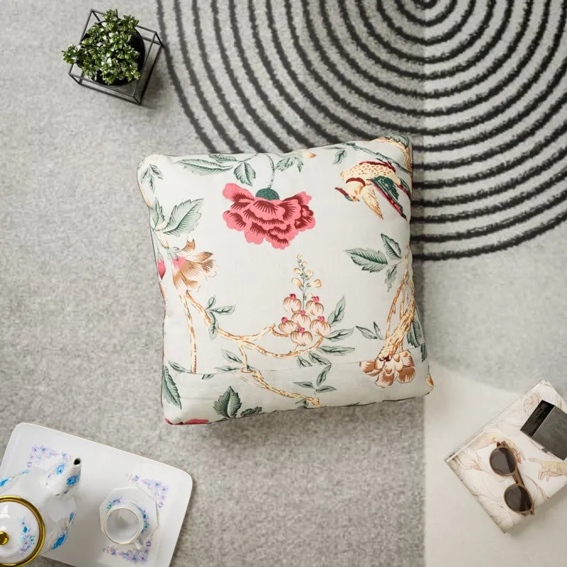 Blossom Trails Cotton Cushion Covers - Set Of Three media 3