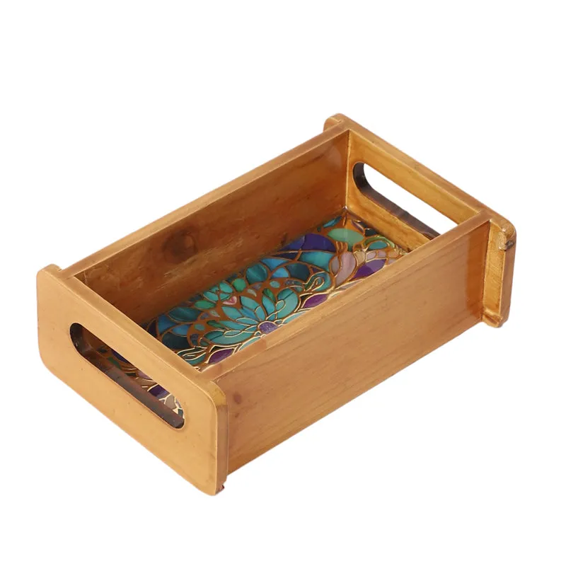 Floral Feast Wooden Serving Tray media 4