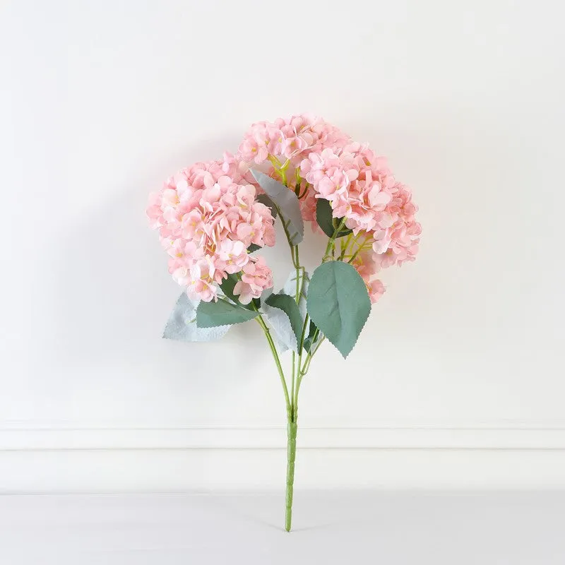 Blushira Hydrangea Artificial Flower - Light Pink media 4
