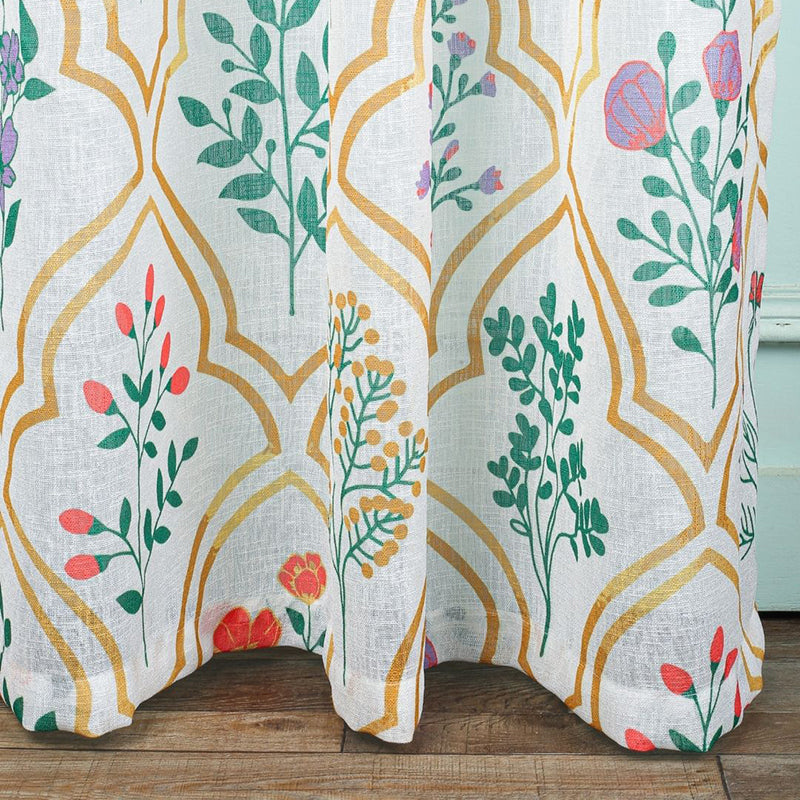 Shelyn Linen Texture Sheer Curtain - Set Of Two media 11