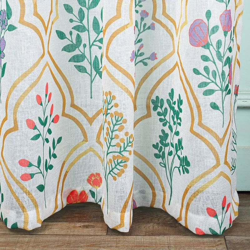 Shelyn Linen Texture Sheer Curtain - Set Of Two media 11