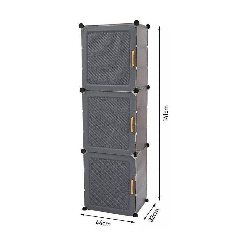 SlimSpace Grey Plastic & Metal Shoe Racks media 9