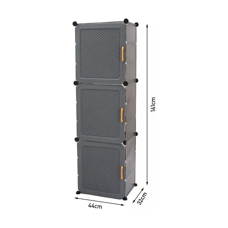SlimSpace Grey Plastic & Metal Shoe Racks media 9