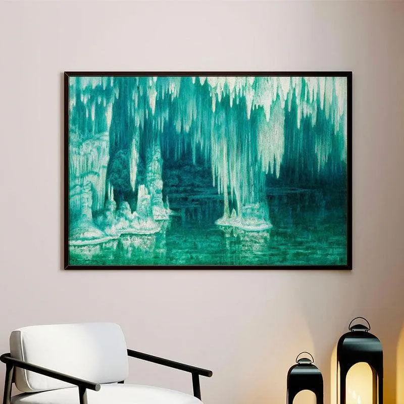 Ice Age Canvas Wall Painting - Black Frame media 1