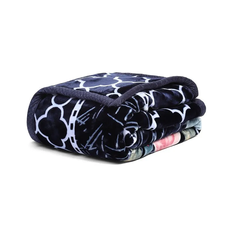 Monte Carlo Midnight Mosaic Blanket - 1000 GSM media 5