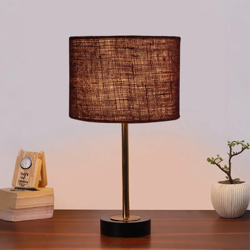 Sienna I Rodin Wooden Table Lamp - Brown,Gold,Black media 2