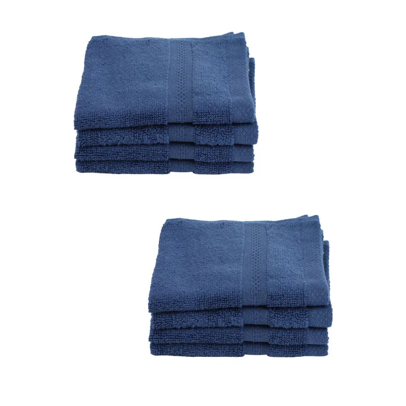 Miorah Face Towel (Blue) - Set Of Eight media 4