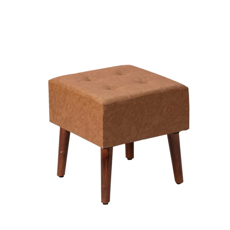 Solid Frame Ottoman - Brown media 3