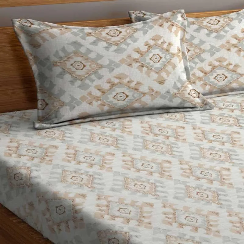 Siki Printed Microfiber Bedsheet - 130 GSM media 4