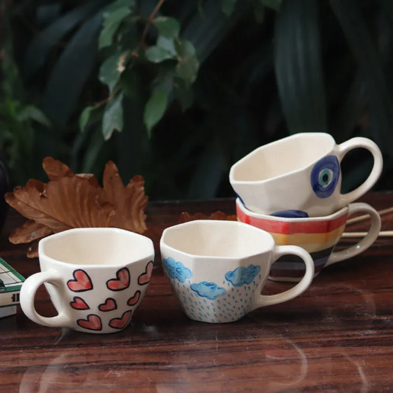 Madva Ceramic Tea Cup (250 mL Each) -  Set of Six media 4