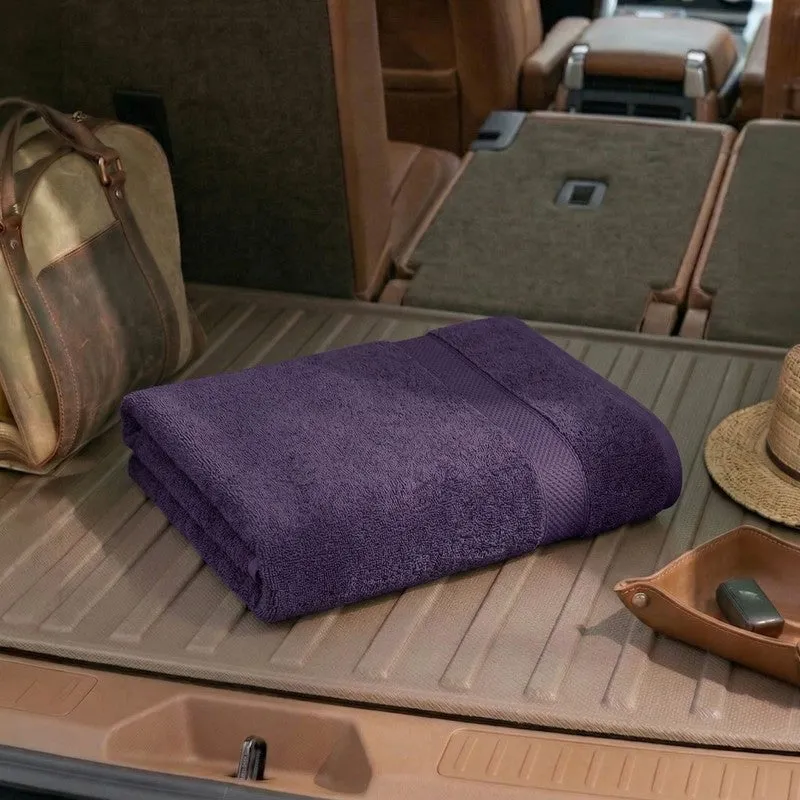 Monte Carlo Dry Nest Pure Cotton Bath Towel - Purple media 3