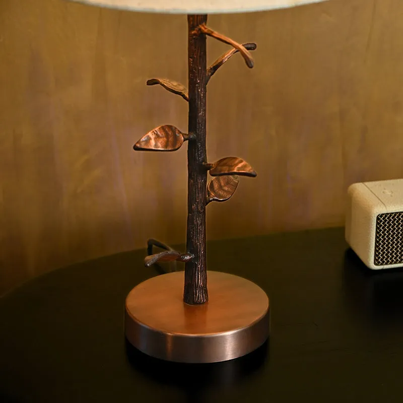 Neyla Metal Table Lamp - Bronze,White media 8