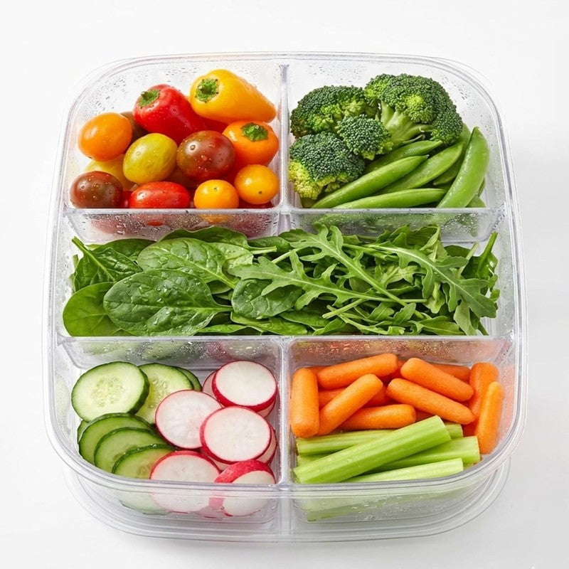 5 Grid Storage Plastic Containers - 250 mL media 4