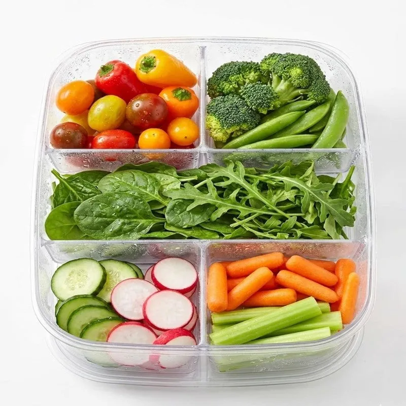 5 Grid Storage Plastic Containers - 250 mL media 4