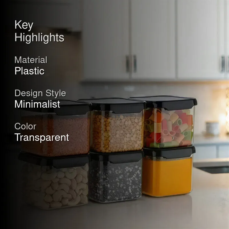 Tomo Airtight Container (500 mL Each) - Set Of Six media 2