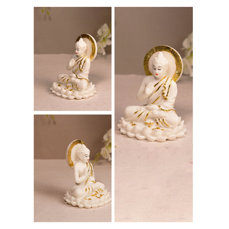 Buddha In Prayer Showpiece media 4