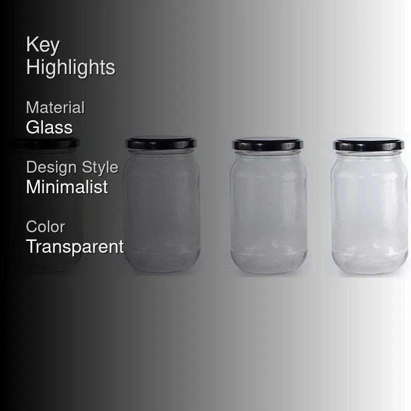 Nienna Airtight Storage Jar (1000 mL Each) - Set Of Four media 2