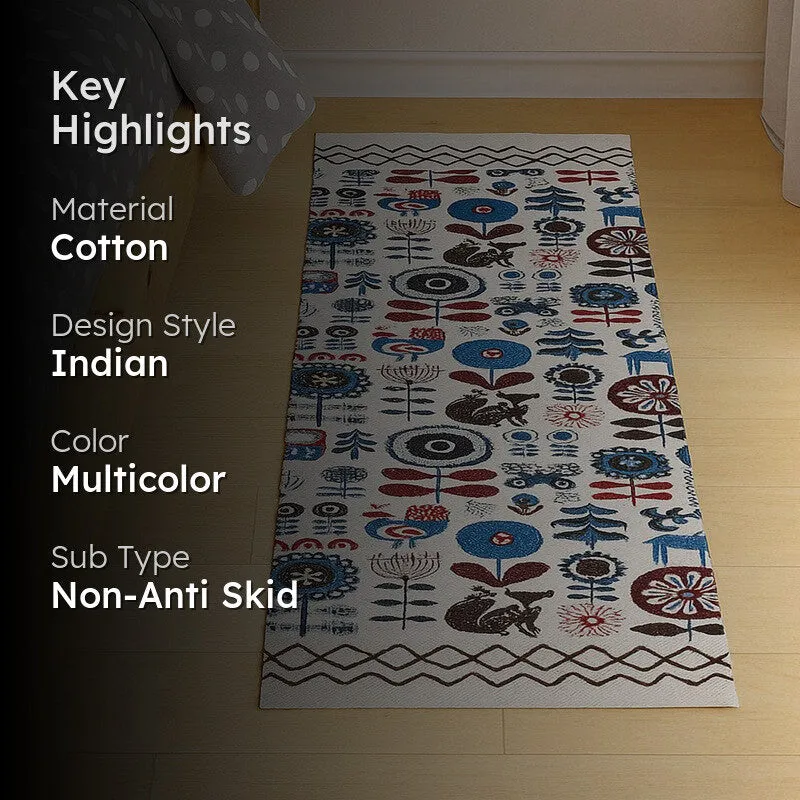 Blossom Bay Runner Rug - Blue media 2