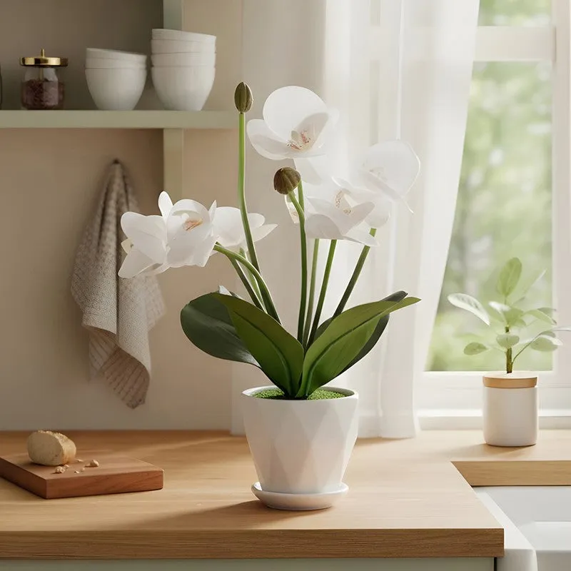 AarviDecor Elegant Bloom Silk Artificial Plants media 6