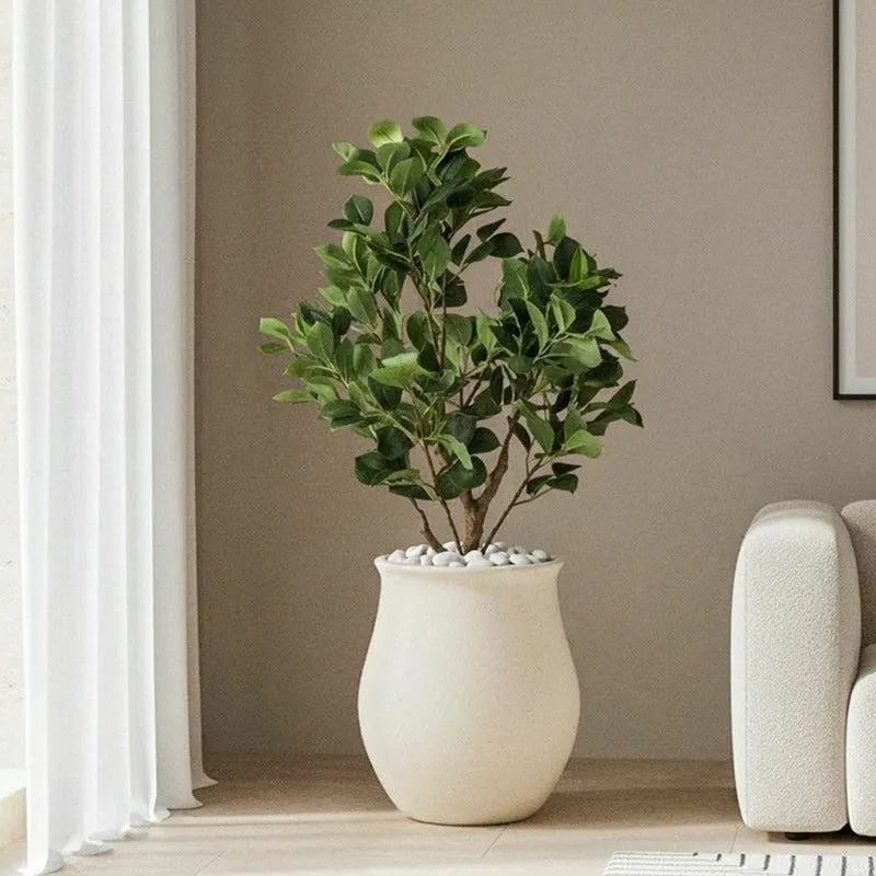 Porcela Floor Planter - Off White media 5