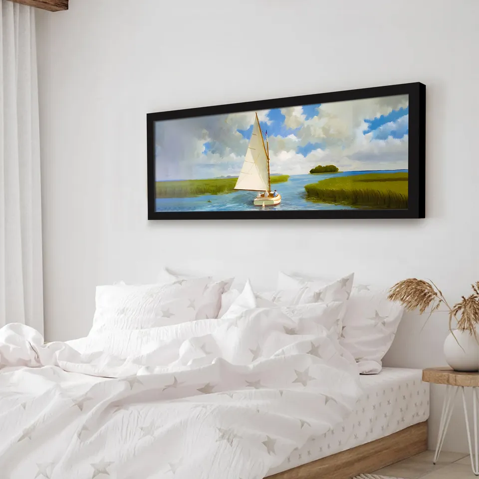 Blueway Sailboat Wall Painting media 4