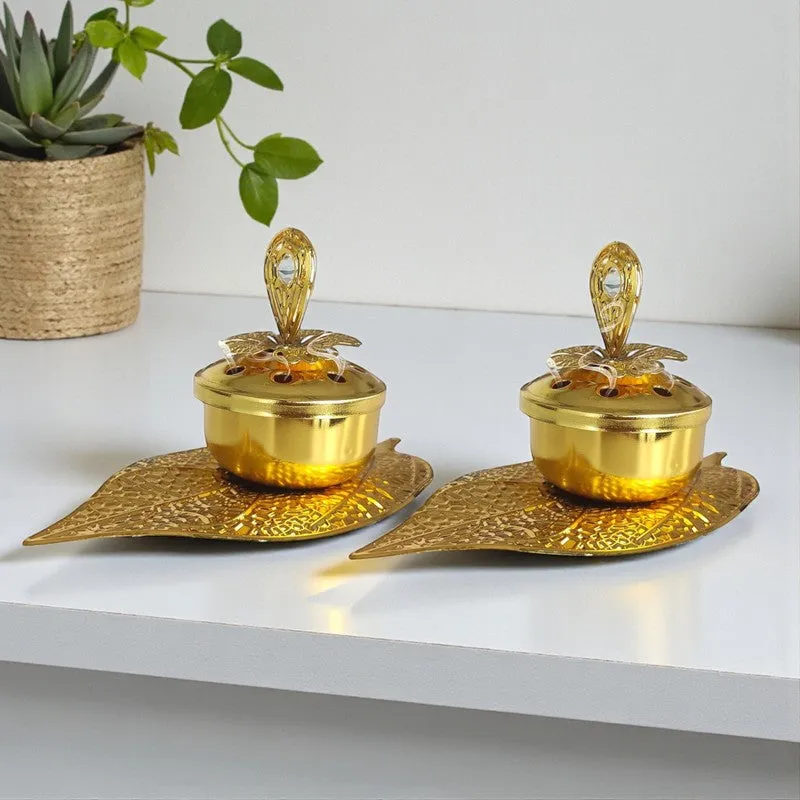 Radha Festive Metal Diffuser - Set Of Two media 1