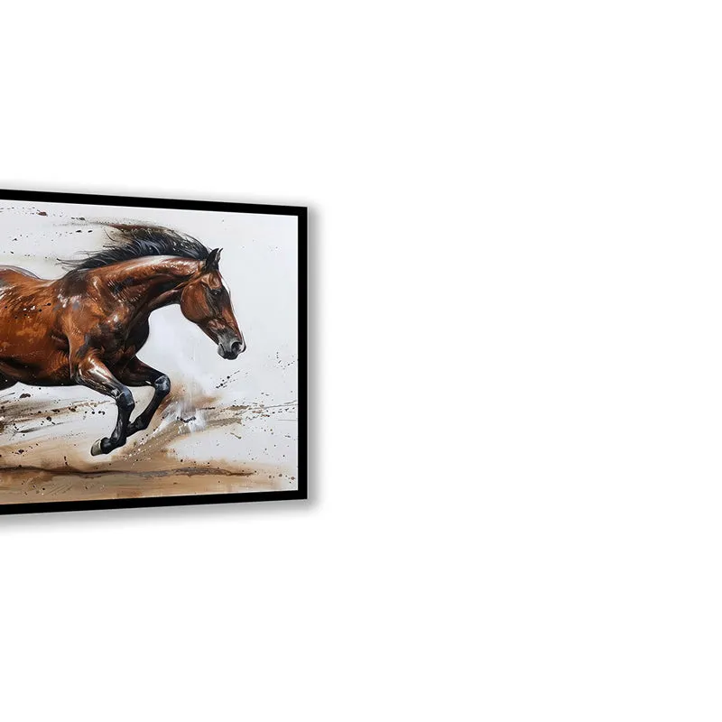 Roan Gallop Wall Art with Black Frame media 5
