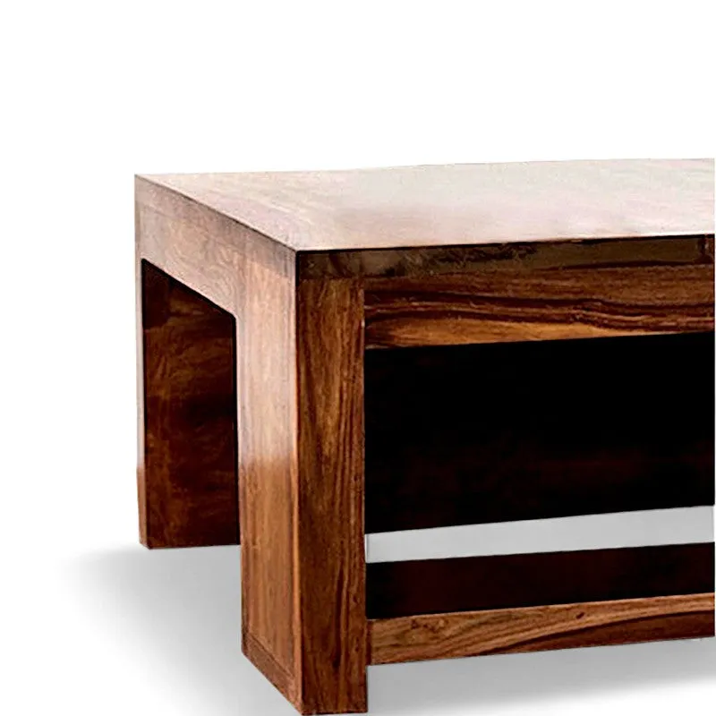 Crixon Sheesham Wooden Center Table - Brown media 7