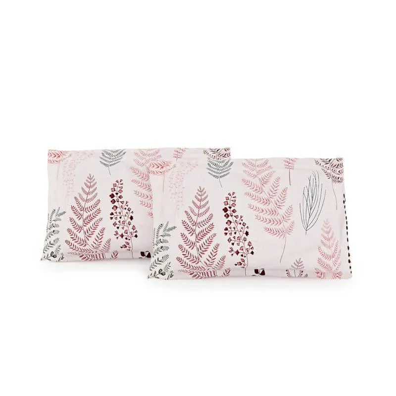 Swayam Tropical Delight Cotton Bedsheet (Light Pink) - 160 TC media 4