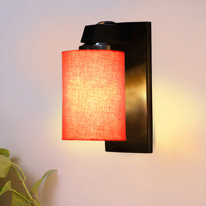 Eyrie Wooden Wall Lamp - Orange