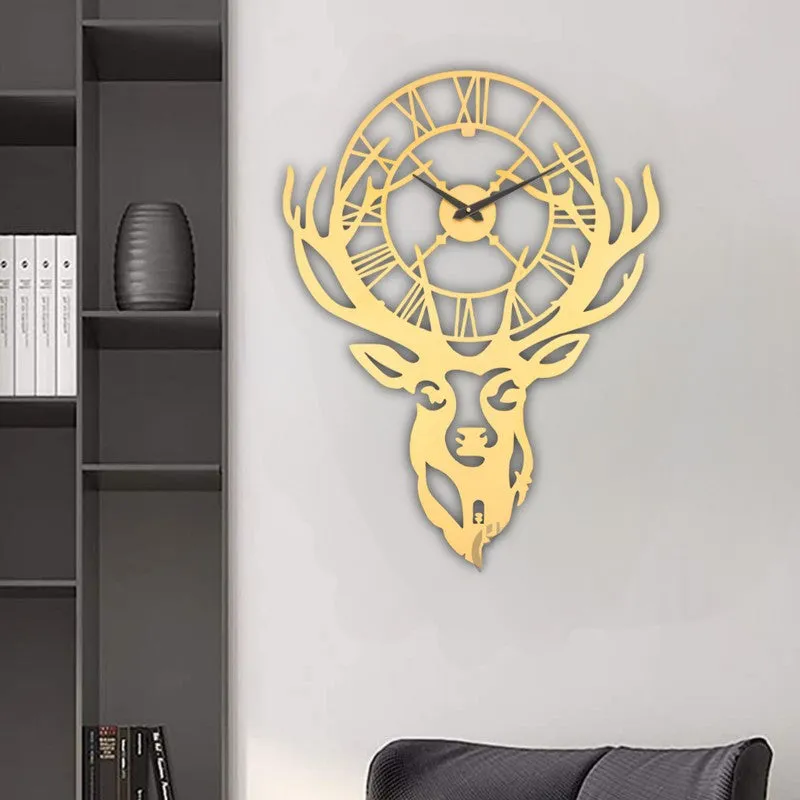 Moment Silent Wall Clock - Gold media 5