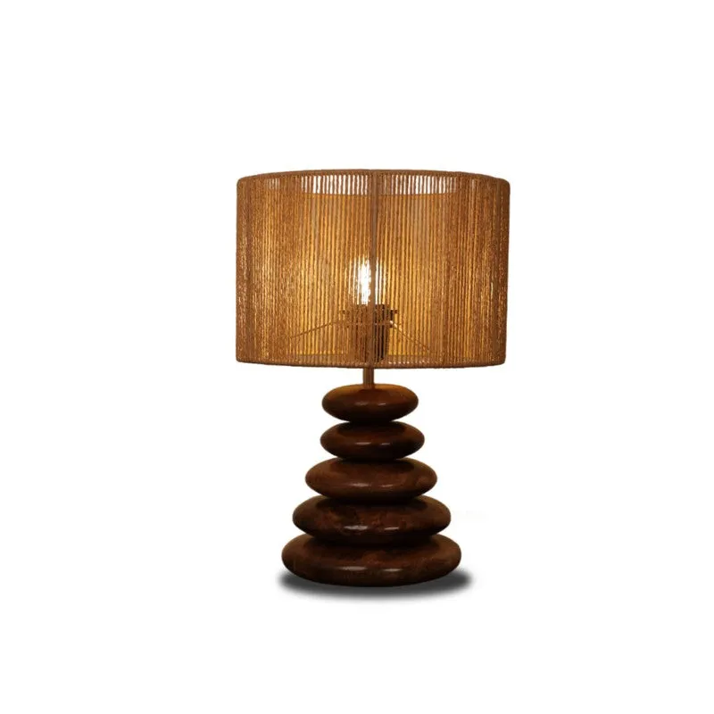 Pebble Mango Wood Table Lamp media 10