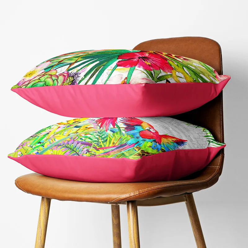 Tropical Rio Printed Cushion Cover Set - Set Of Two media 3