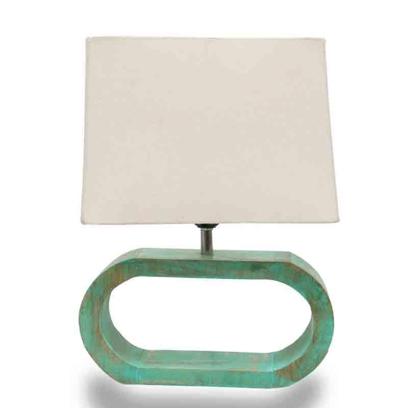 Day Dream Fabric Table Lamp - White,Blue media 3