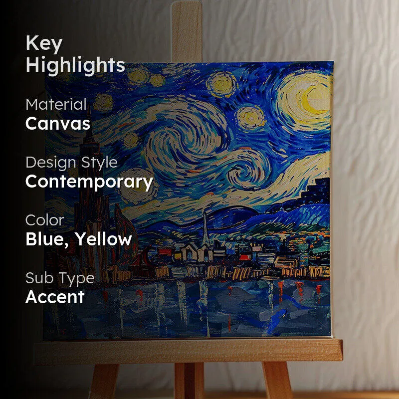 Starry Nights Of Van Gogh Showpiece media 2