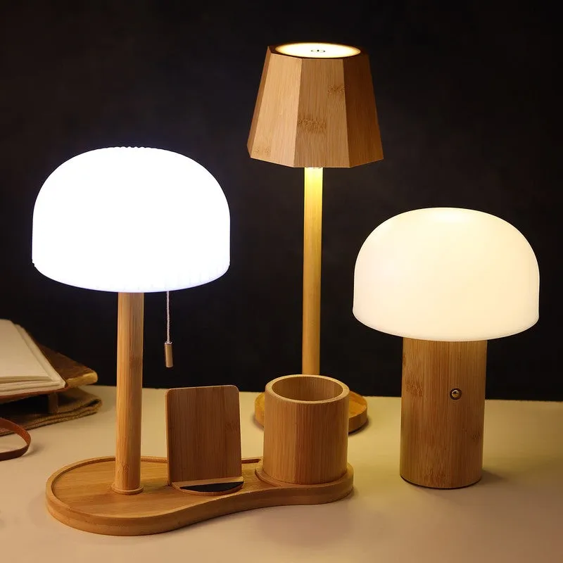 Mexo Ray Bamboo Table Lamp - Beige media 7