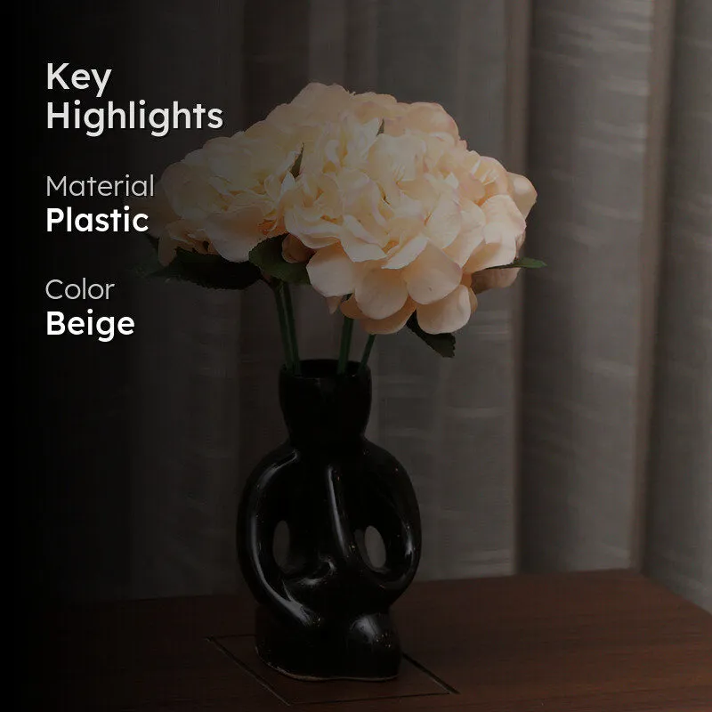Fiora Artificial Hydrangea (Peach)  Set of Two media 2