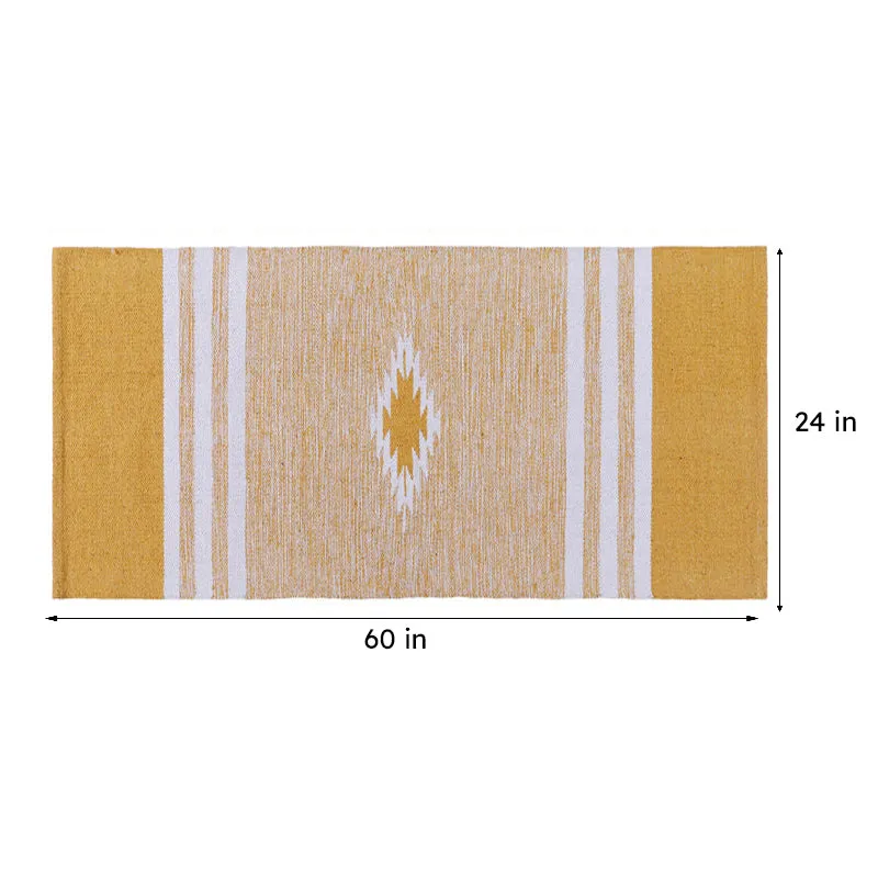 Decoria Cotton Runner Rug - Yellow media 6