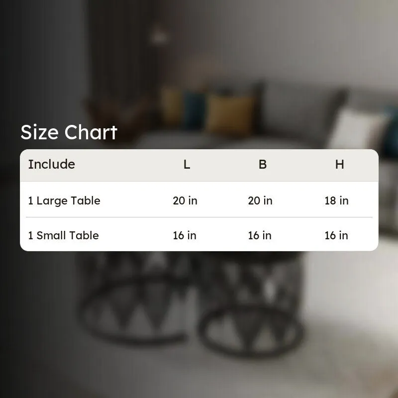 Kairo Curve Center Table (Black) - Set Of Two media 9