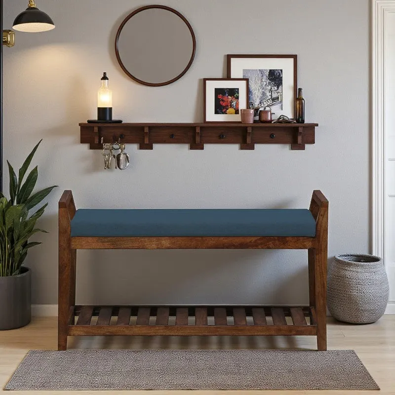Drift Mango Wood Shoe Rack - Blue media 3