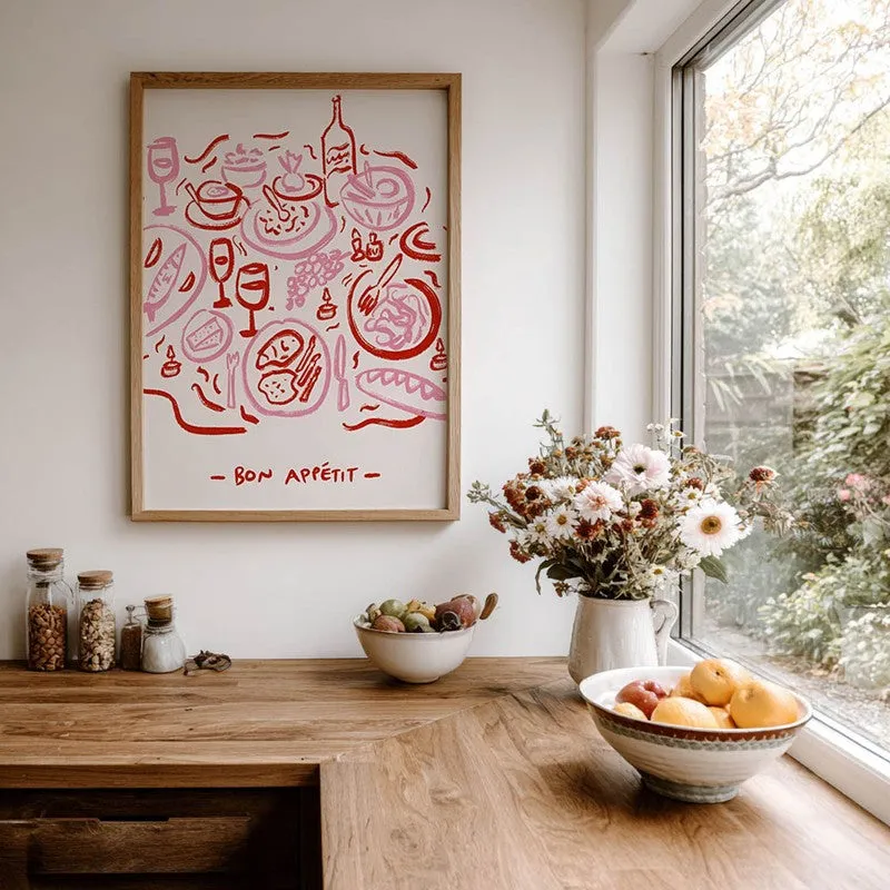 Modern Mingle Archival Canvas Wall Art - Brown media 7
