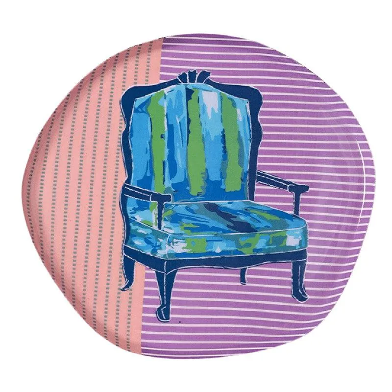 Once Upon A Seat Enamel Coated Metal Wall Plate media 4
