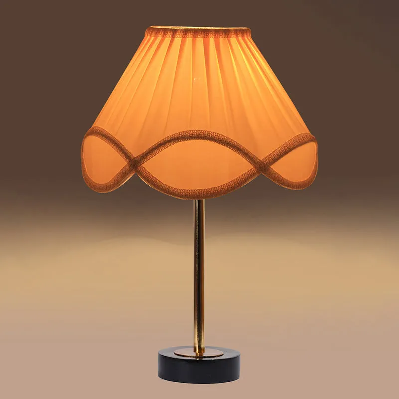 Valencia Rodin Wooden Table Lamp - OffWhite,Gold,Black media 6