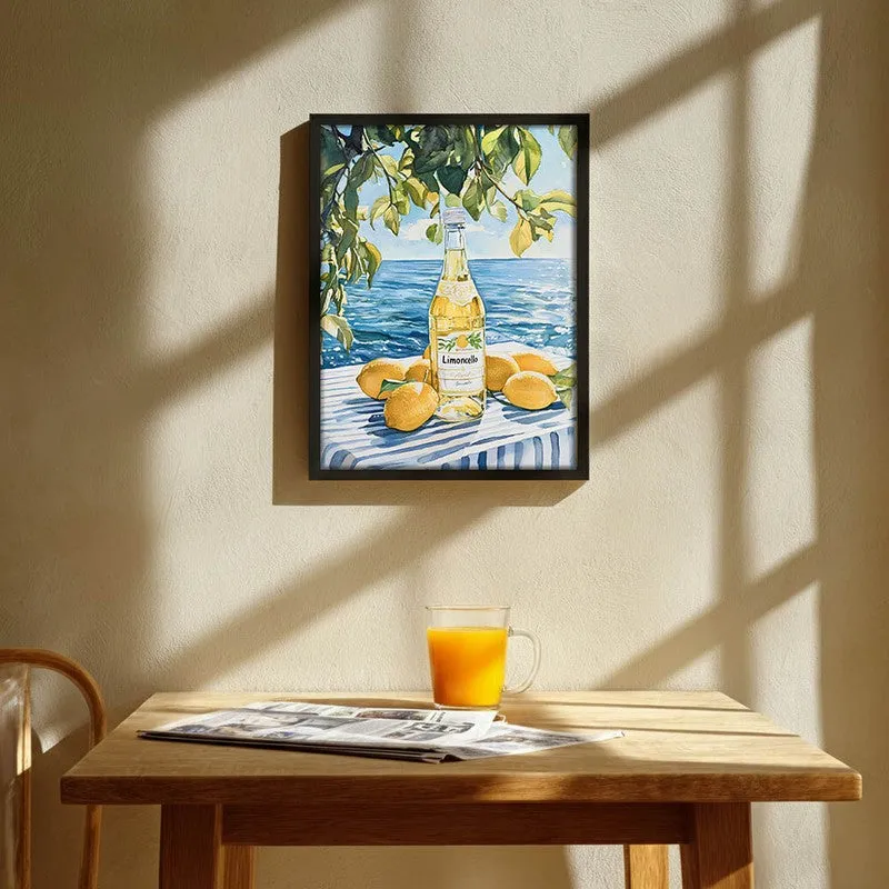Wine Whisper Archival Canvas Wall Art - Black media 1